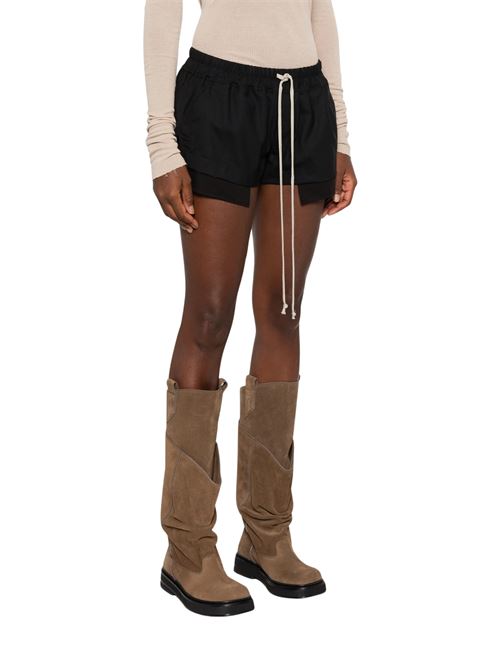 Shorts in lana con coulisse Tower Fog Boxers RICK OWENS | RP02F5316ZL09